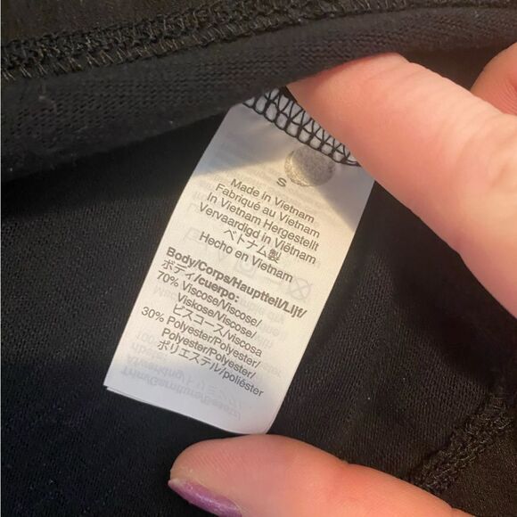 J. Crew Mercantile size Small Viscose Blend Black Business Casual Capsule Top - Picture 4 of 7